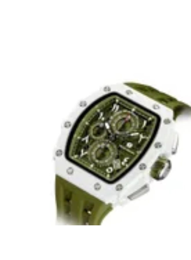 TSAR BOMBA Men's Silicone Analog Watch TB8204QA-03 - 43.5*50.7 mm - Image 3